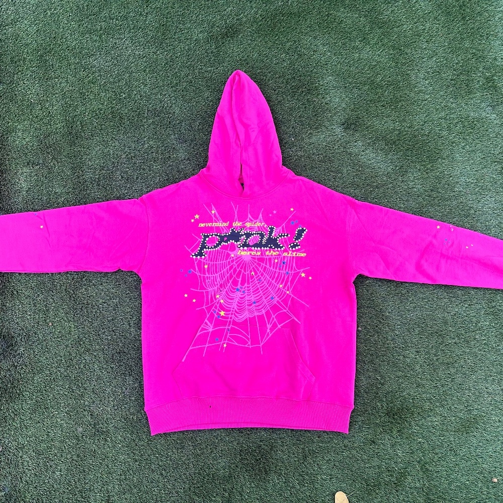 Pink Sp5der Hoodie